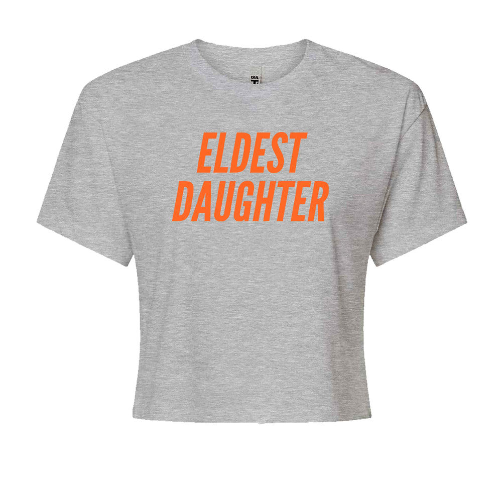 Eldest Daughter Cropped T-Shirt Heather Grey