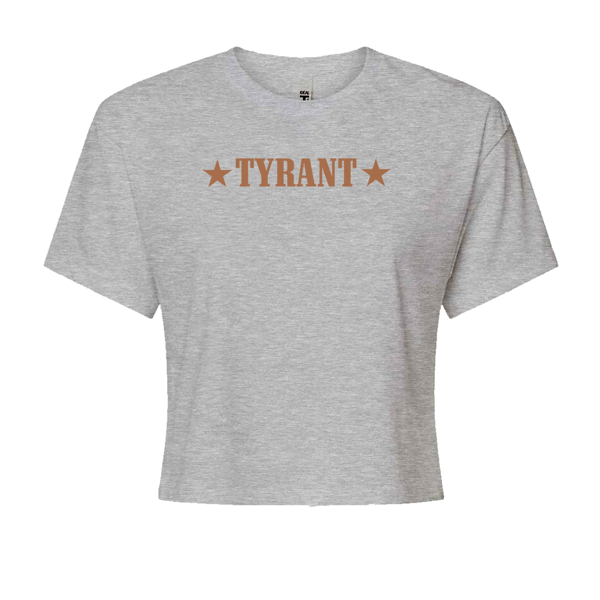 Tyrant Act 2 Cropped T-Shirt Heather Grey