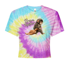 Punch Brave Together Stuffed Animal Cropped T-Shirt Jelly Bean