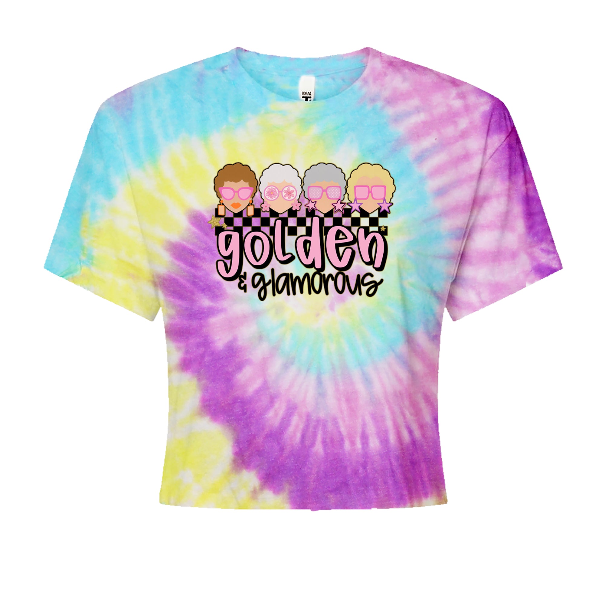 Golden And Glamorous Golden Girls Cropped T-Shirt Jelly Bean