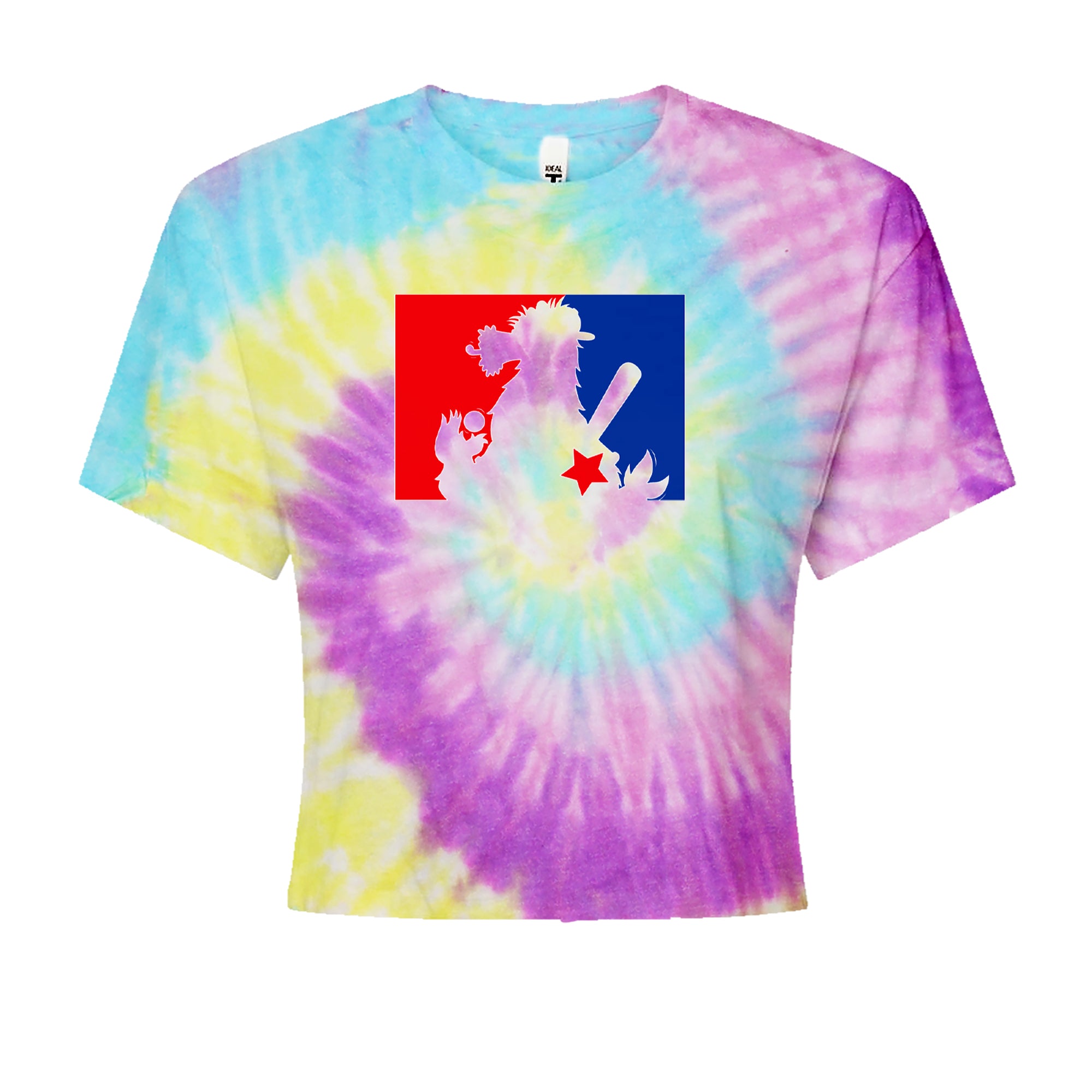 Philly Baseball Phan Cropped T-Shirt Jelly Bean