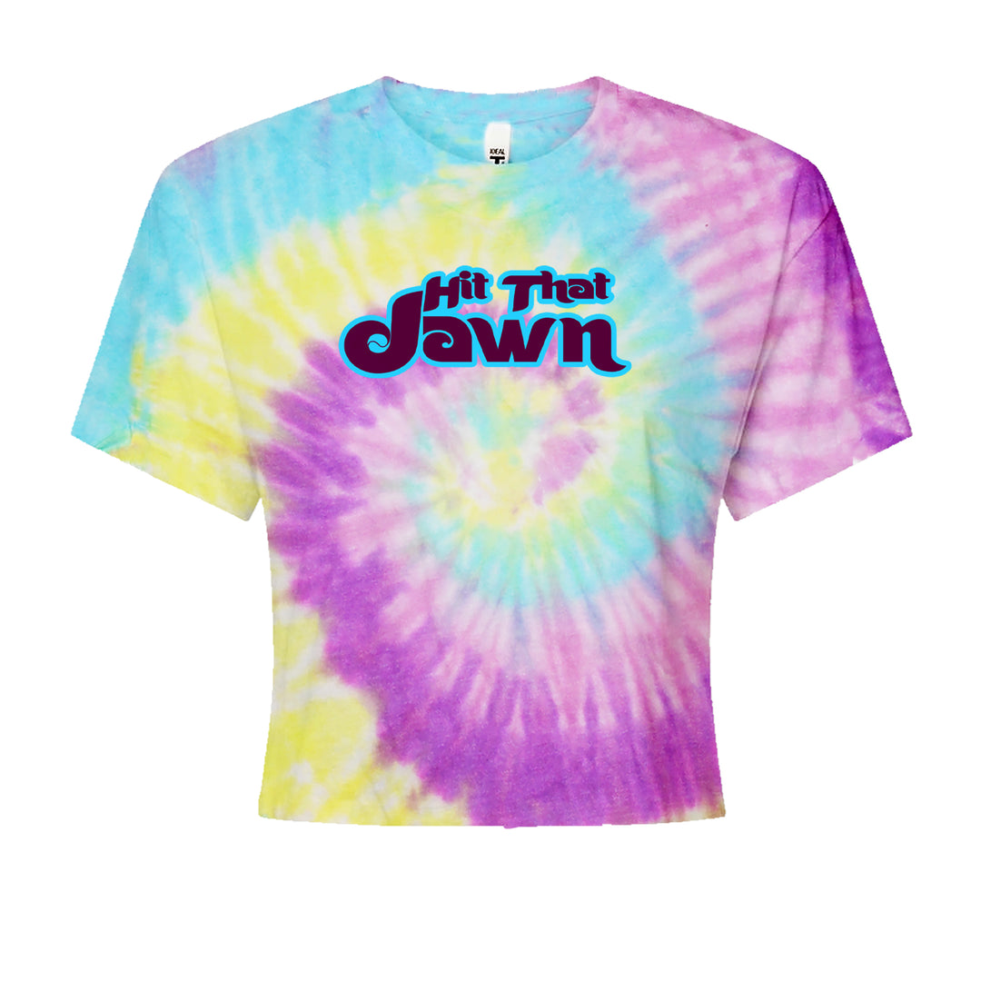 Hit That Jawn Philly Baseball Cropped T-Shirt Jelly Bean