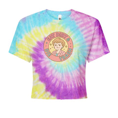Eat Dirt And Die, Trash Golden Girls Cropped T-Shirt Jelly Bean