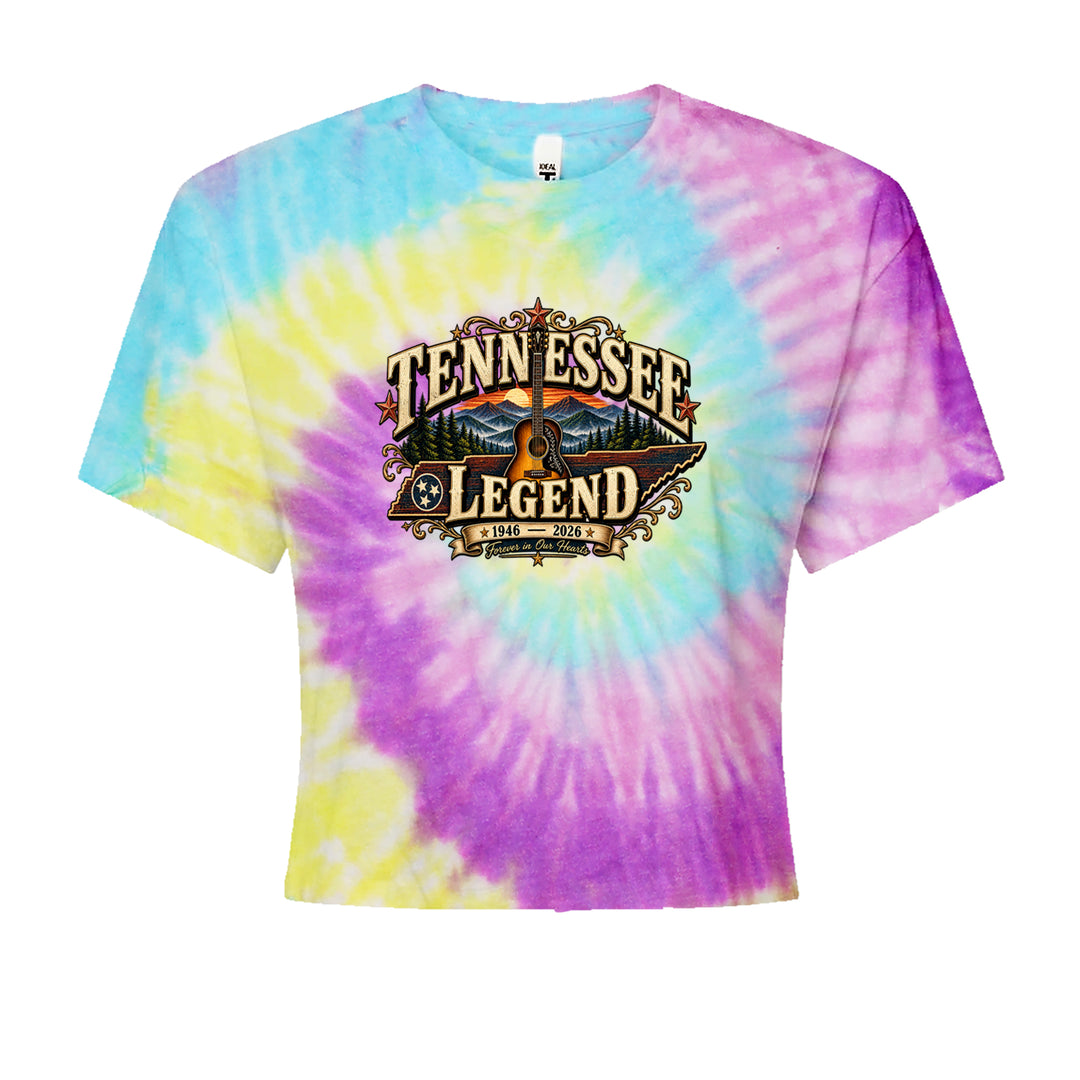 Tennessee Legend Country Music Dolly Cropped T-Shirt Jelly Bean