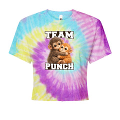 Team Punch Panchi-kun Monkey Cropped T-Shirt Jelly Bean