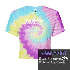 Xaddy Save A Dragon Ride A Wingleader Cropped T-Shirt Jelly Bean