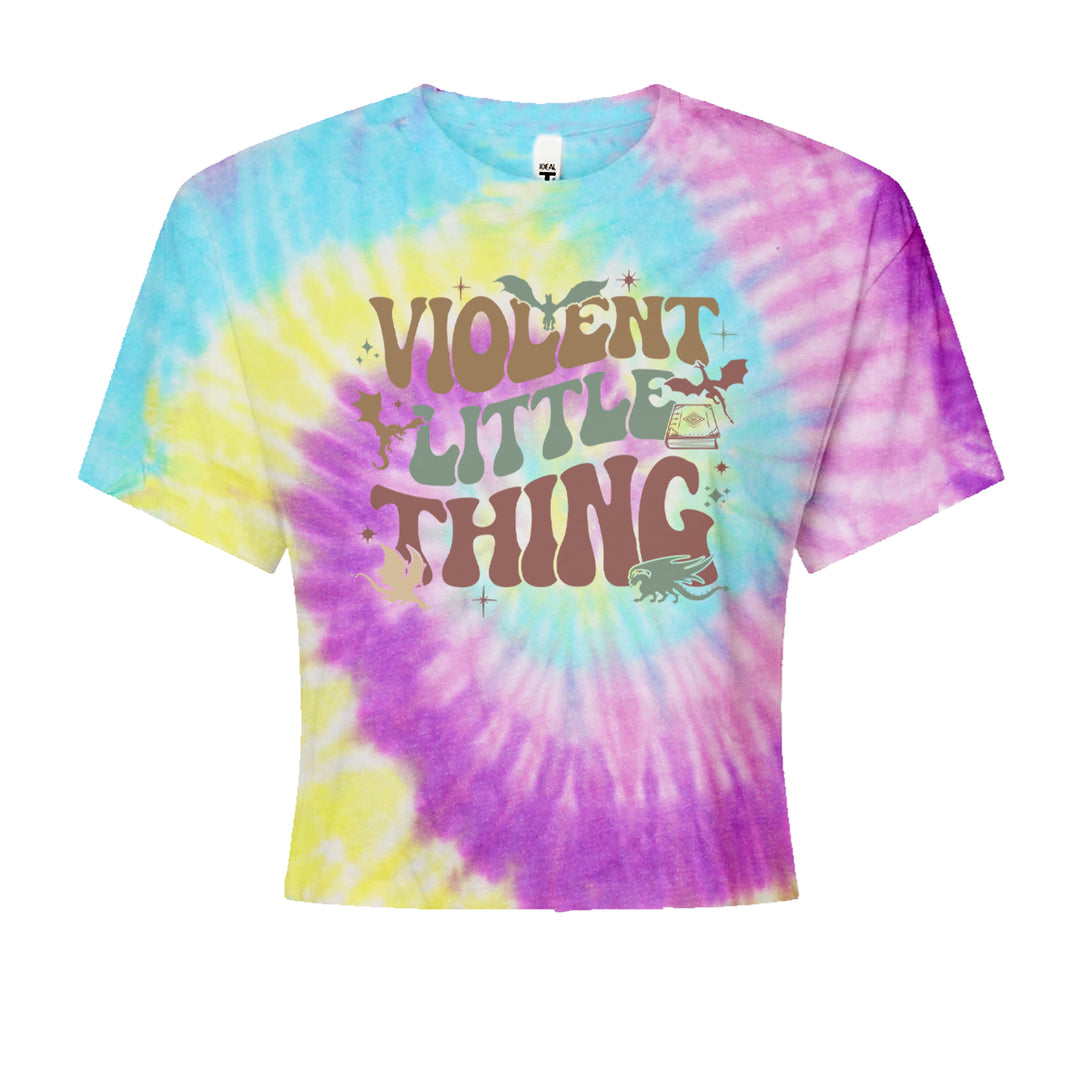 Violent Little Thing Dragon Cropped T-Shirt Jelly Bean