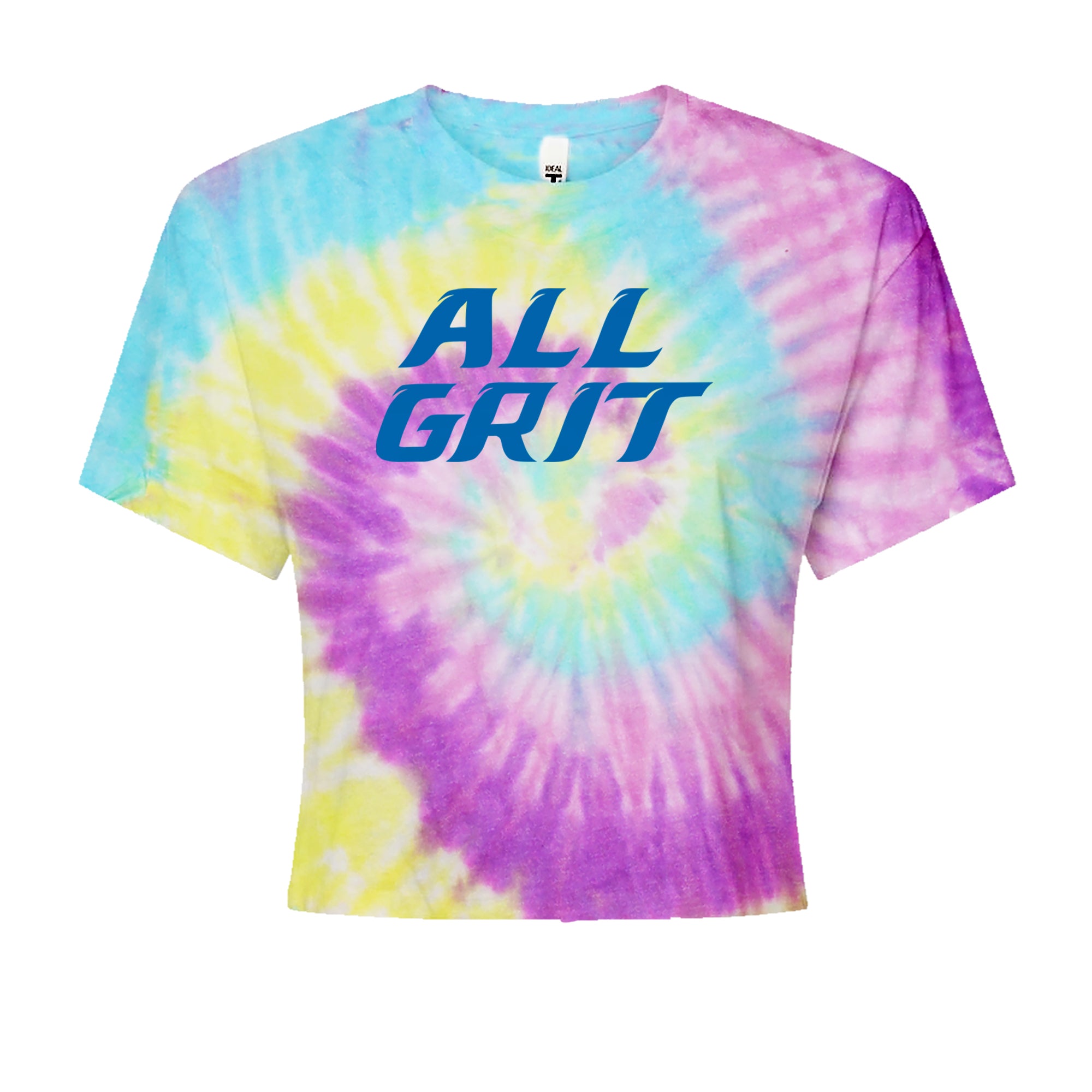 All Grit Detroit Football Cropped T-Shirt Jelly Bean