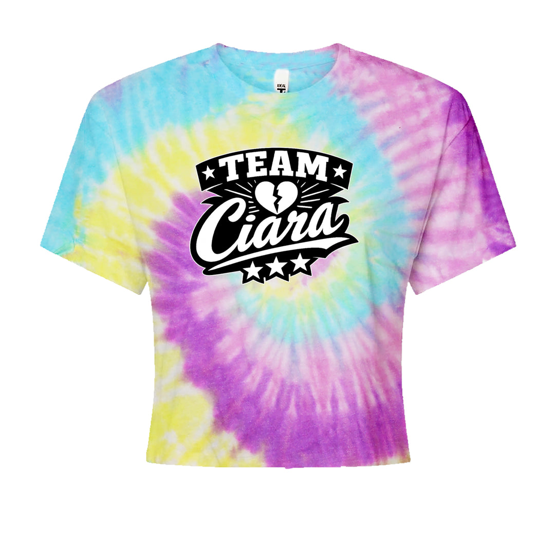Team Ciara Scamanda Broken Heart Cropped T-Shirt Jelly Bean