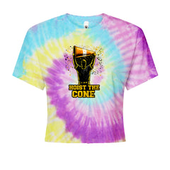 Hoist The Cone Pittsburgh Pride Cropped T-Shirt Jelly Bean