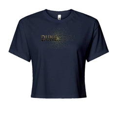 DunesDay Desert Apocolypse Cropped T-Shirt Navy Blue