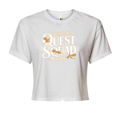 Sounds Like A Quest Squad To Me Empyrean Cropped T-Shirt White