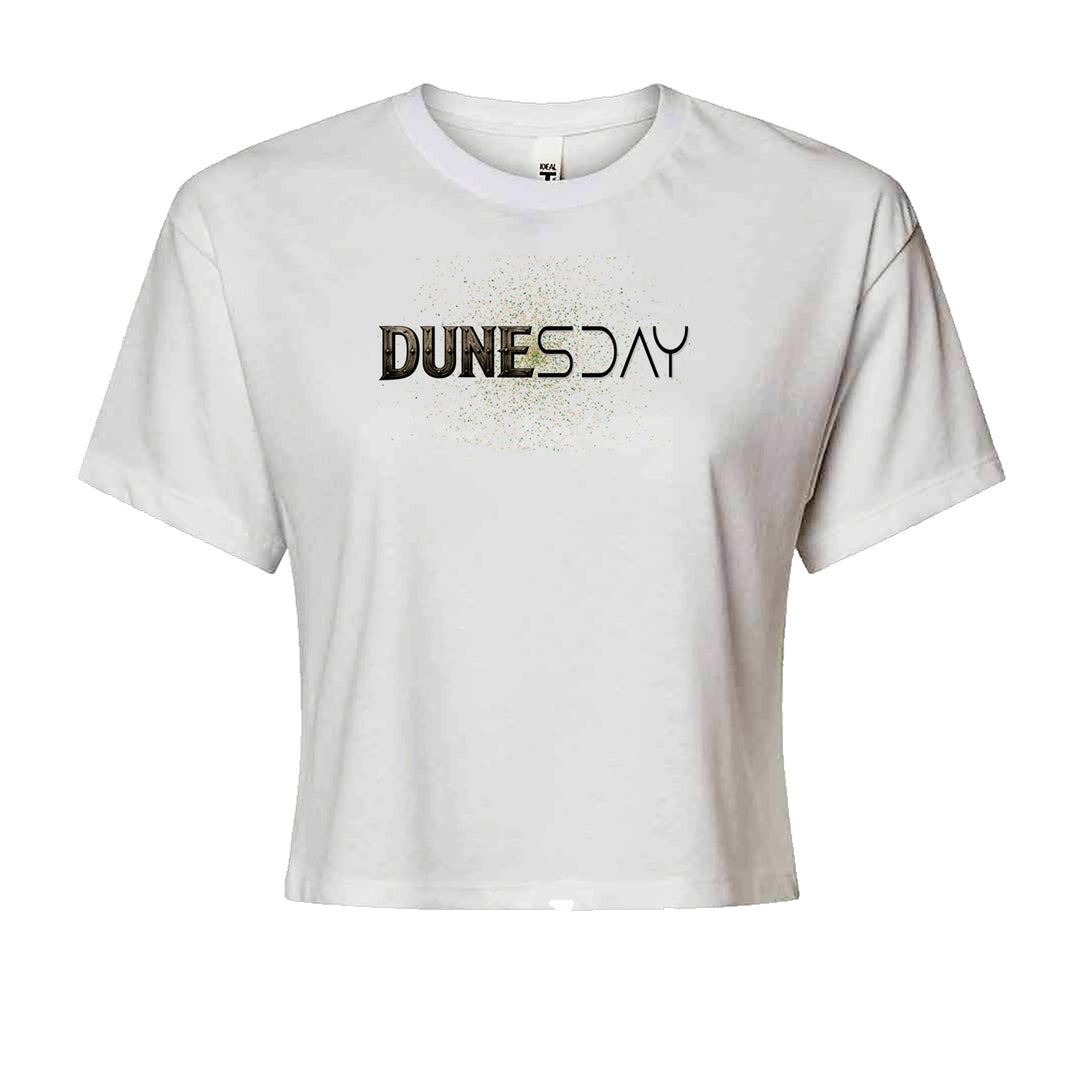 DunesDay Desert Apocolypse Cropped T-Shirt White