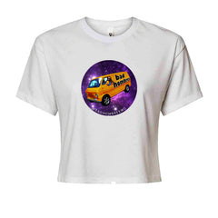 Bad Hombres Space West Chester Band Cropped T-Shirt White