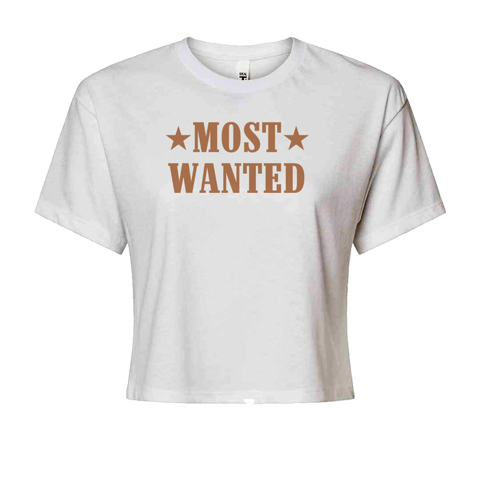 Most Wanted Cowboy Cropped T-Shirt