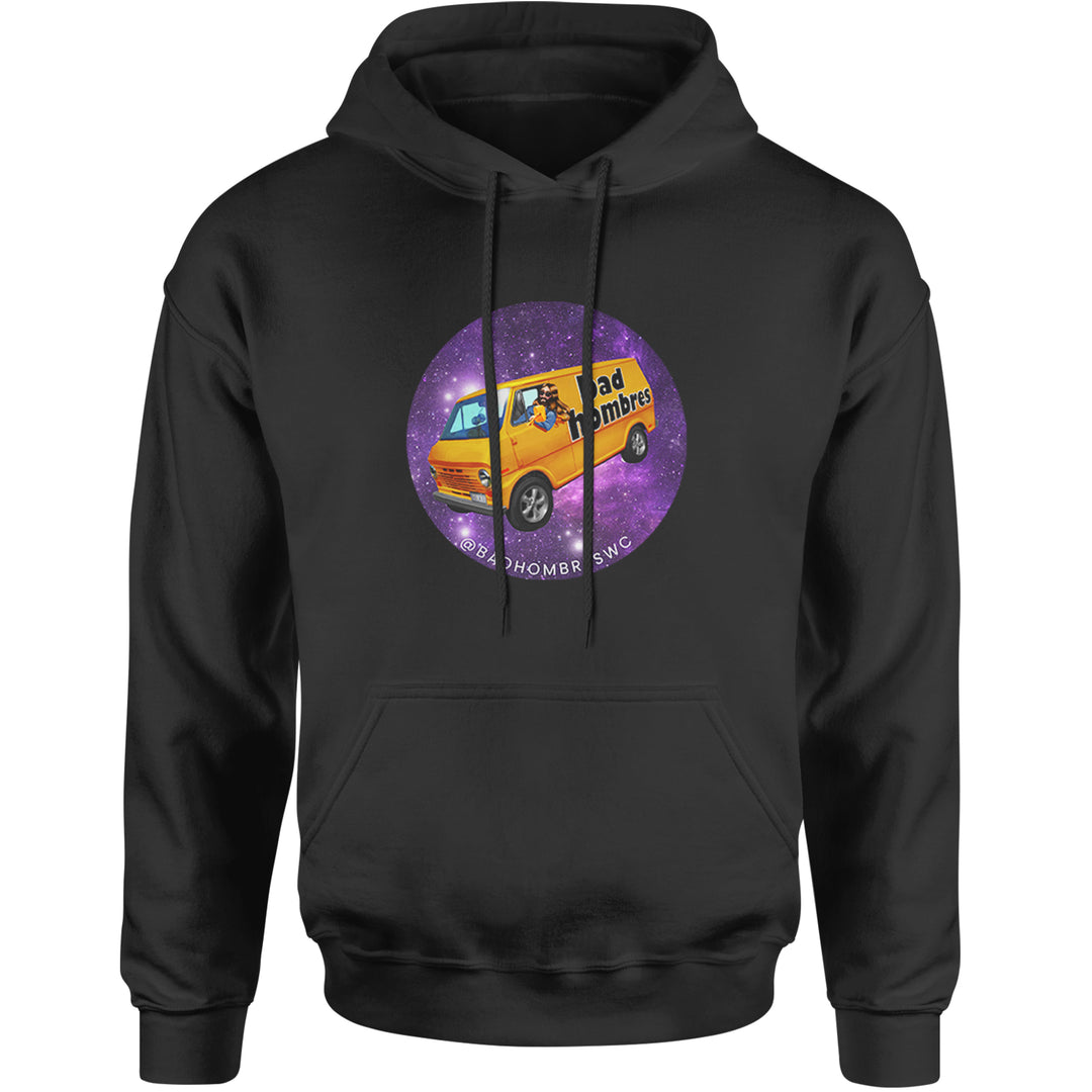 Bad Hombres Space West Chester Band Adult Hoodie Sweatshirt Black