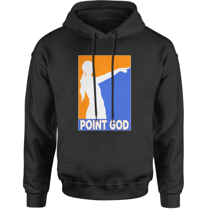Point God Cunningham Basketball Pointing Meme  Adult Hoodie Sweatshirt