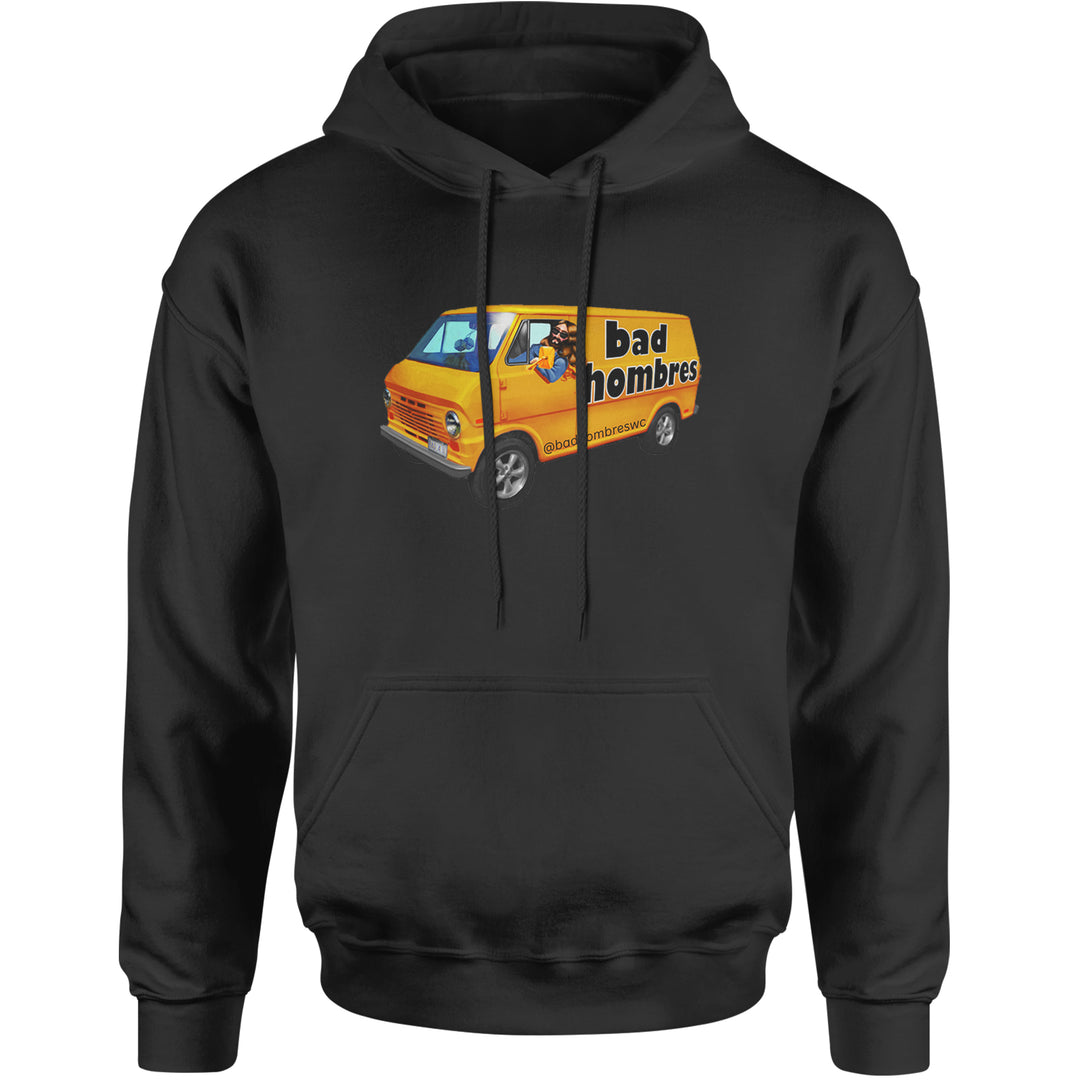 Bad Hombres Van West Chester Band Adult Hoodie Sweatshirt Black