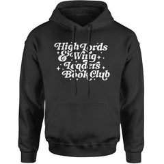 High Lords and Wingleaders Club Romantasy Adult Hoodie Sweatshirt Black