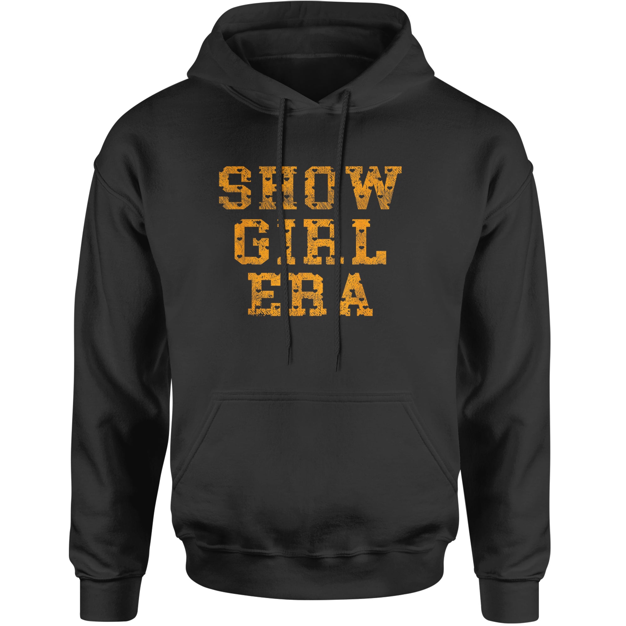 Vintage Showgirl Era Heart Adult Hoodie Sweatshirt Teal