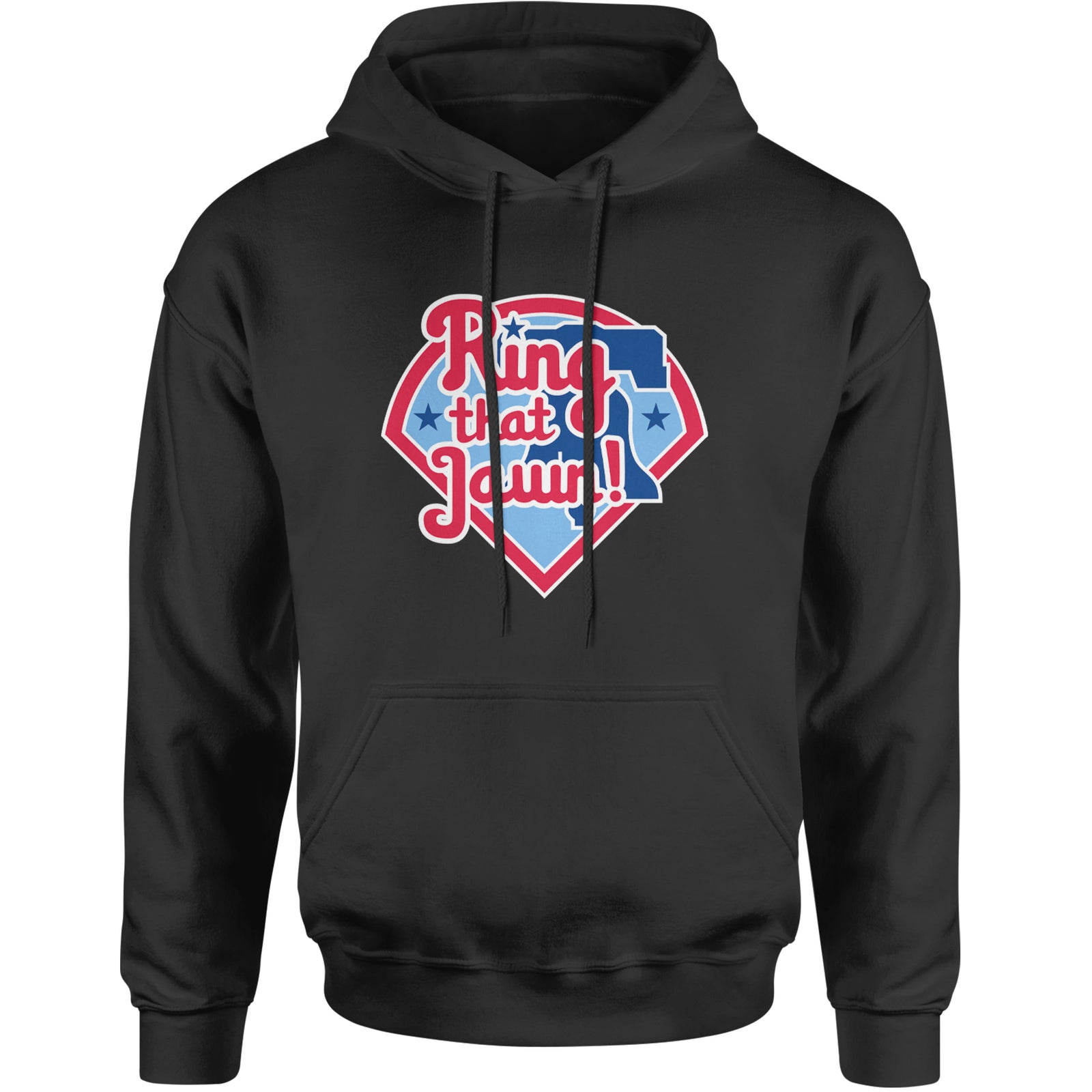 Ring That Jawn Philly Baseball Adult Hoodie Sweatshirt Blue Ocean