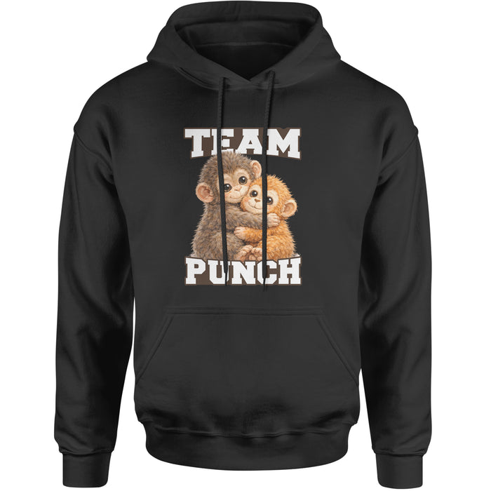 Team Punch Panchi-kun Monkey Adult Hoodie Sweatshirt