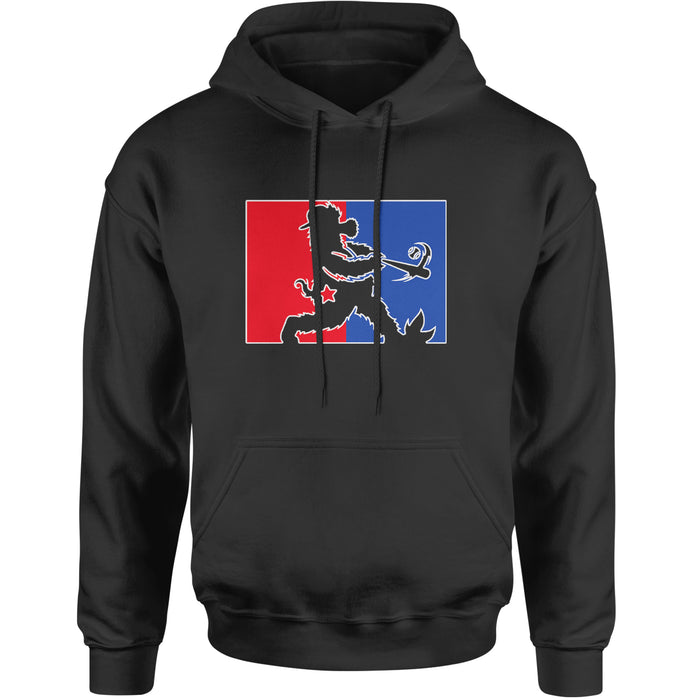 Batter Up Philly Baseball Phan Adult Hoodie Sweatshirt