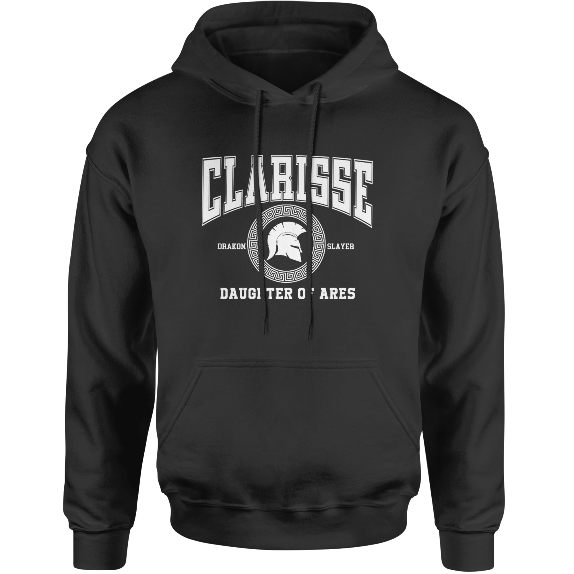 Clarisse Daughter of Ares Battle Ready Adult Hoodie Sweatshirt Black