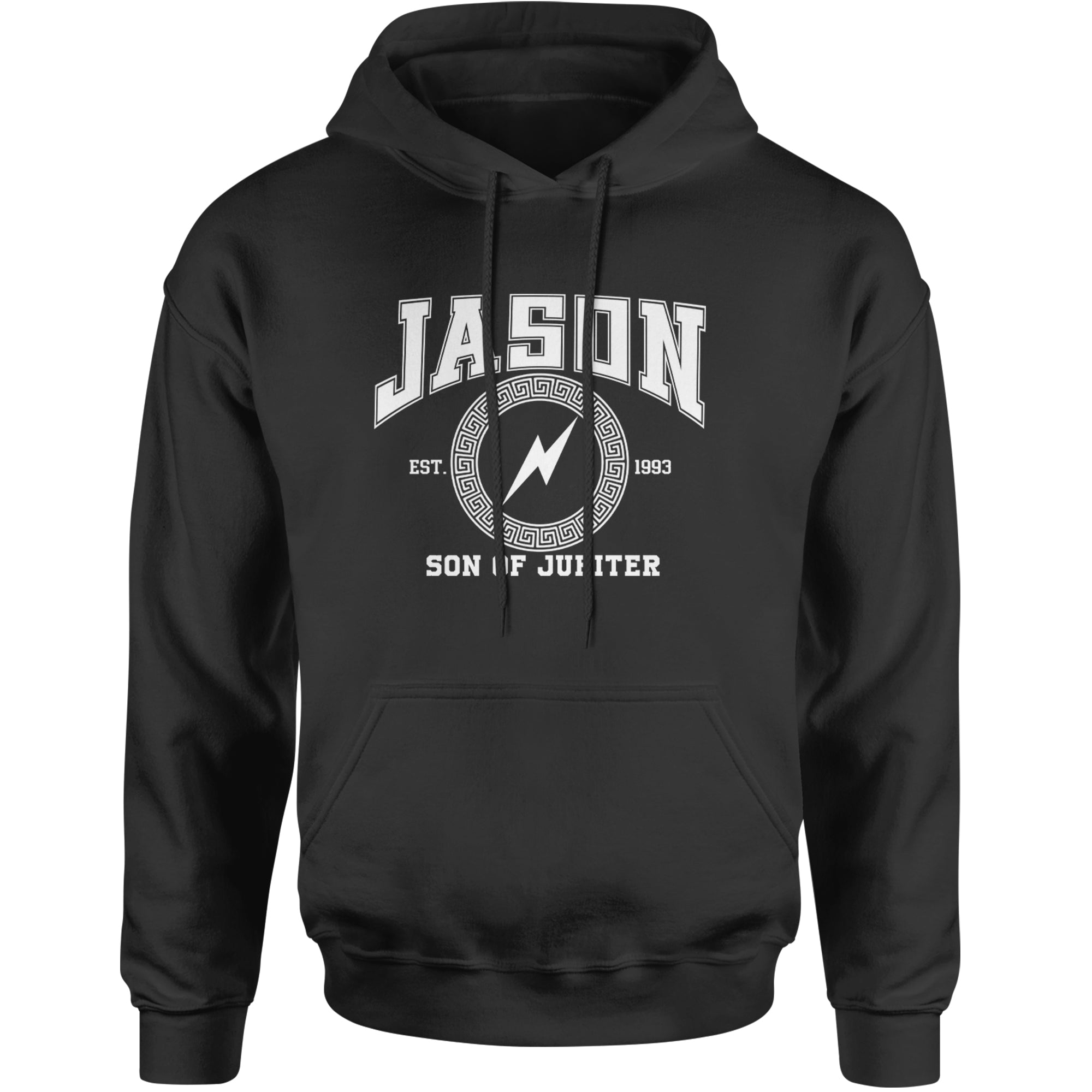 Jason Son of Jupiter Storm Bringer Adult Hoodie Sweatshirt Black
