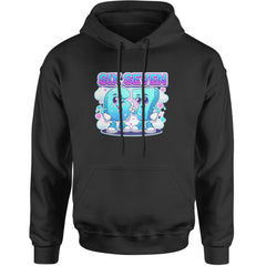 67 Six Seven Meme Kawaii Cloud Adult Hoodie Sweatshirt Black