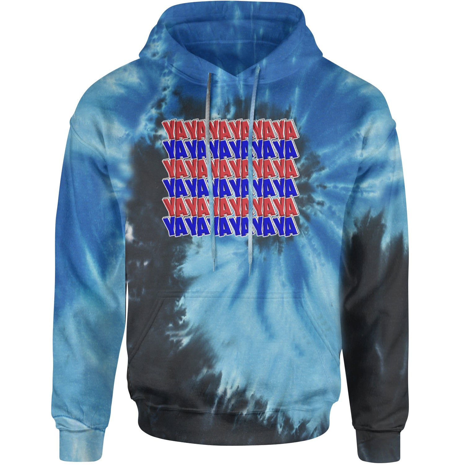 YaYaYa YaYa Cowboy Adult Hoodie Sweatshirt Blue Ocean