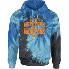 Go New York Go Basketball Adult Hoodie Sweatshirt Blue Ocean