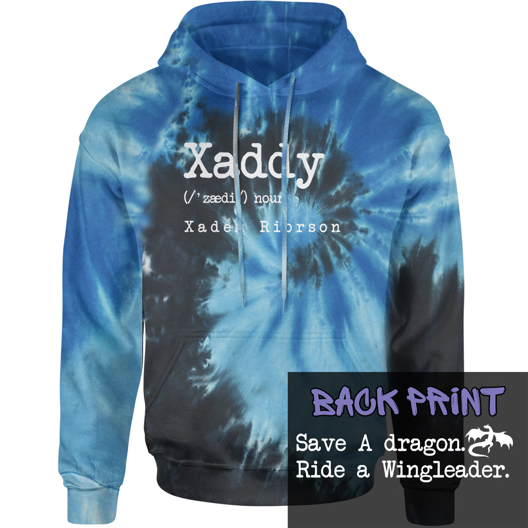 Xaddy Save A Dragon Ride A Wingleader Adult Hoodie Sweatshirt Blue Ocean