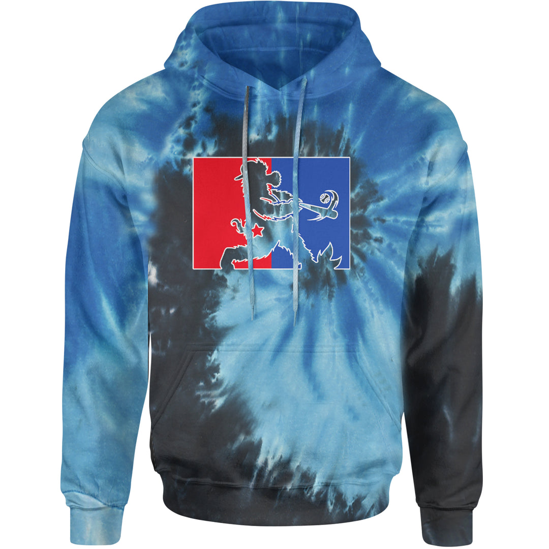 Batter Up Philly Baseball Phan Adult Hoodie Sweatshirt Blue Ocean