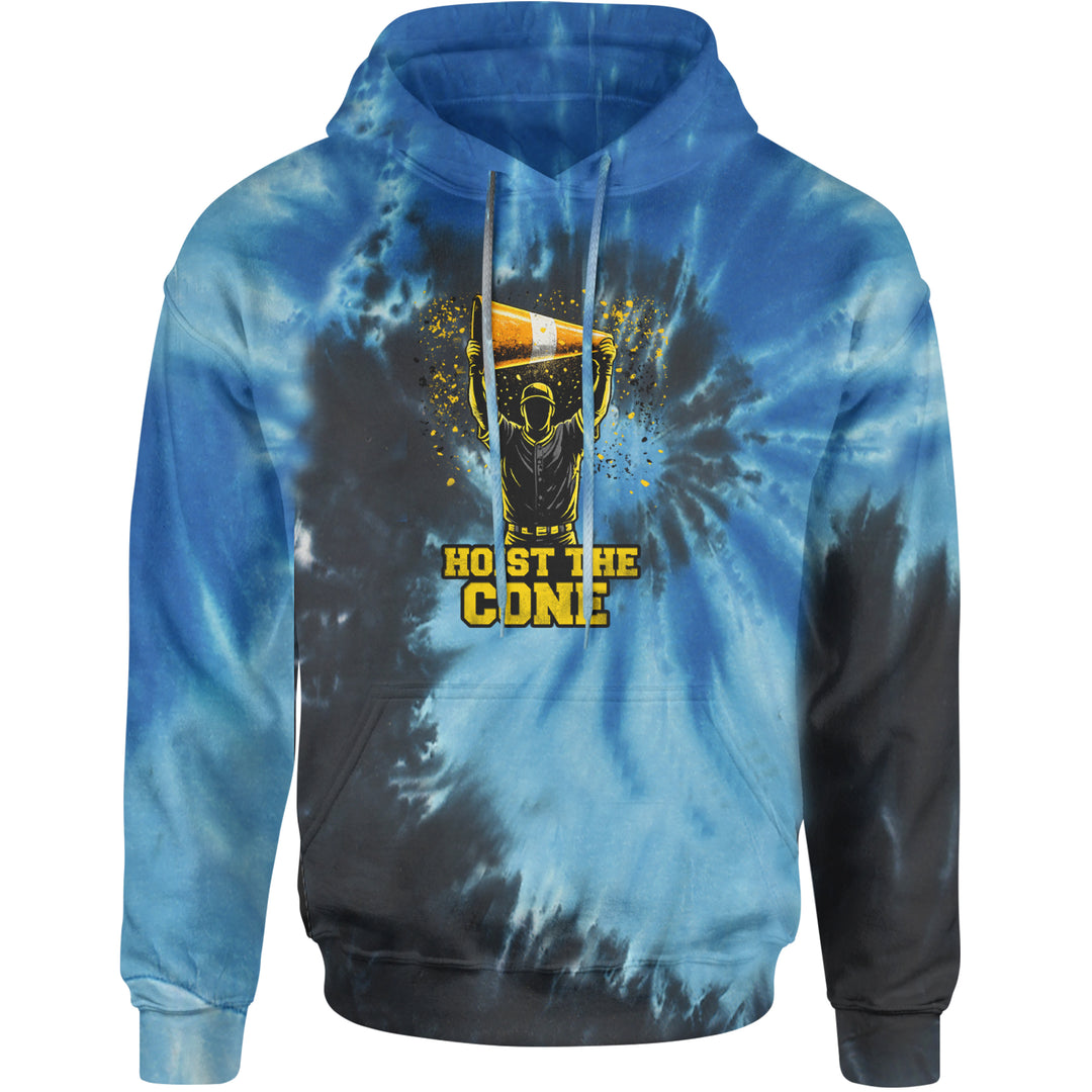 Hoist The Cone Pittsburgh Pride Adult Hoodie Sweatshirt Blue Ocean