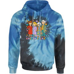 Golden Forever Golden Girls Adult Hoodie Sweatshirt Blue Ocean