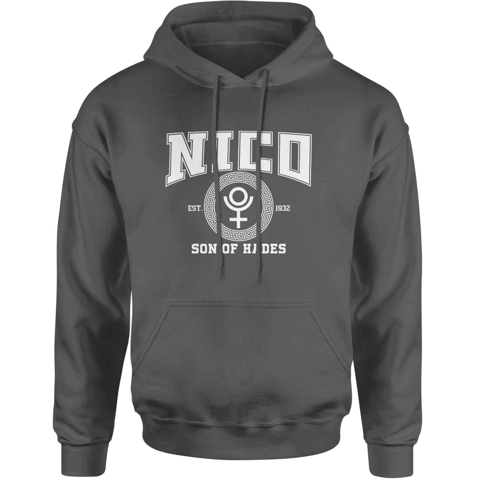 Nico Son of Hades Underworld Crest Adult Hoodie Sweatshirt Black