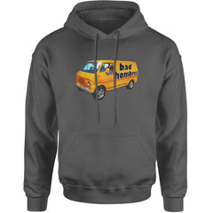 Bad Hombres Van West Chester Band Adult Hoodie Sweatshirt Charcoal Grey