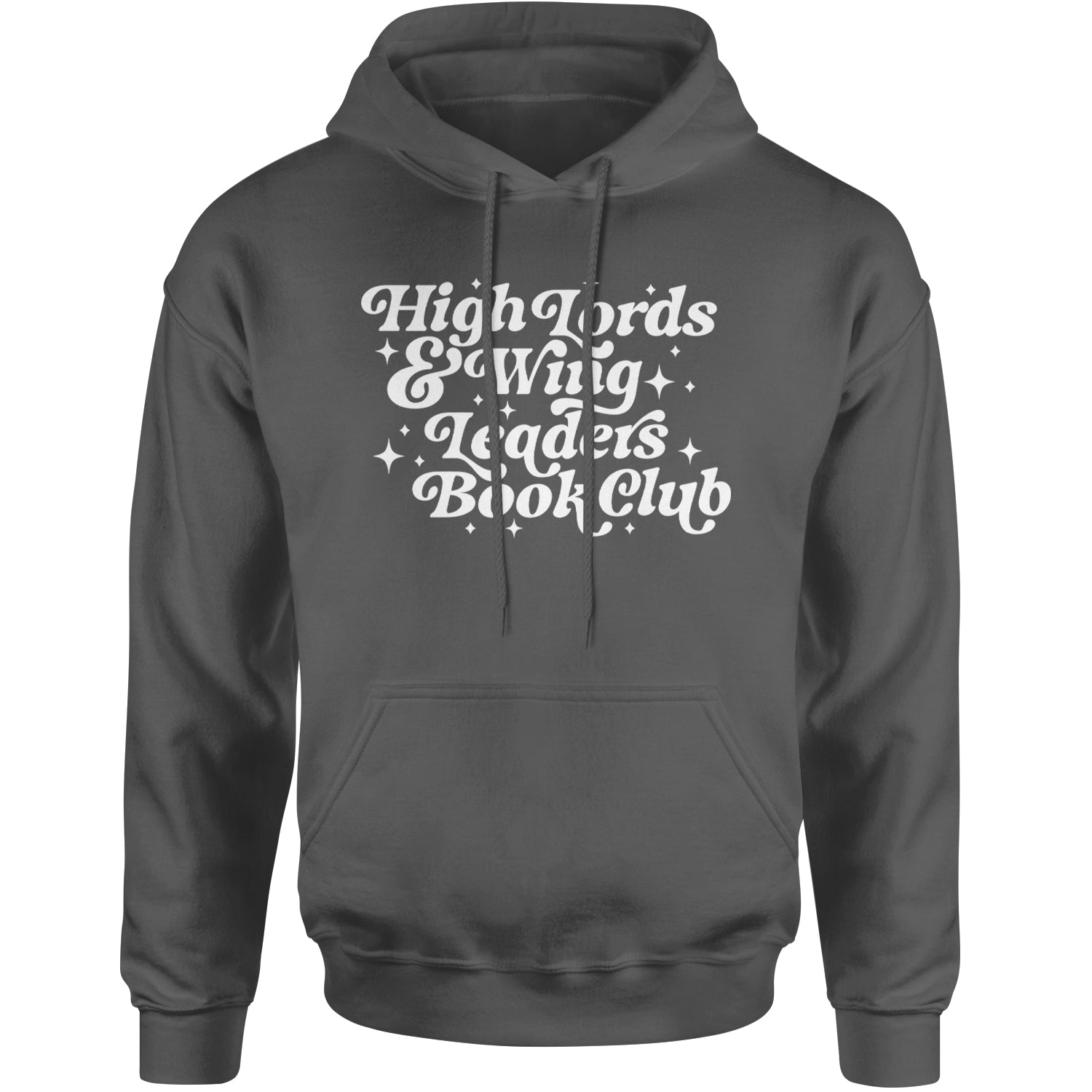 High Lords and Wingleaders Club Romantasy Adult Hoodie Sweatshirt Charcoal Grey