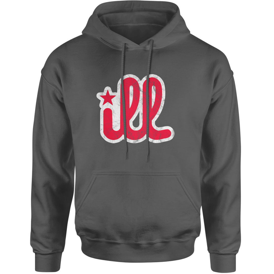 ILL Vintage It's A Philly Thing Adult Hoodie Sweatshirt Charcoal Grey