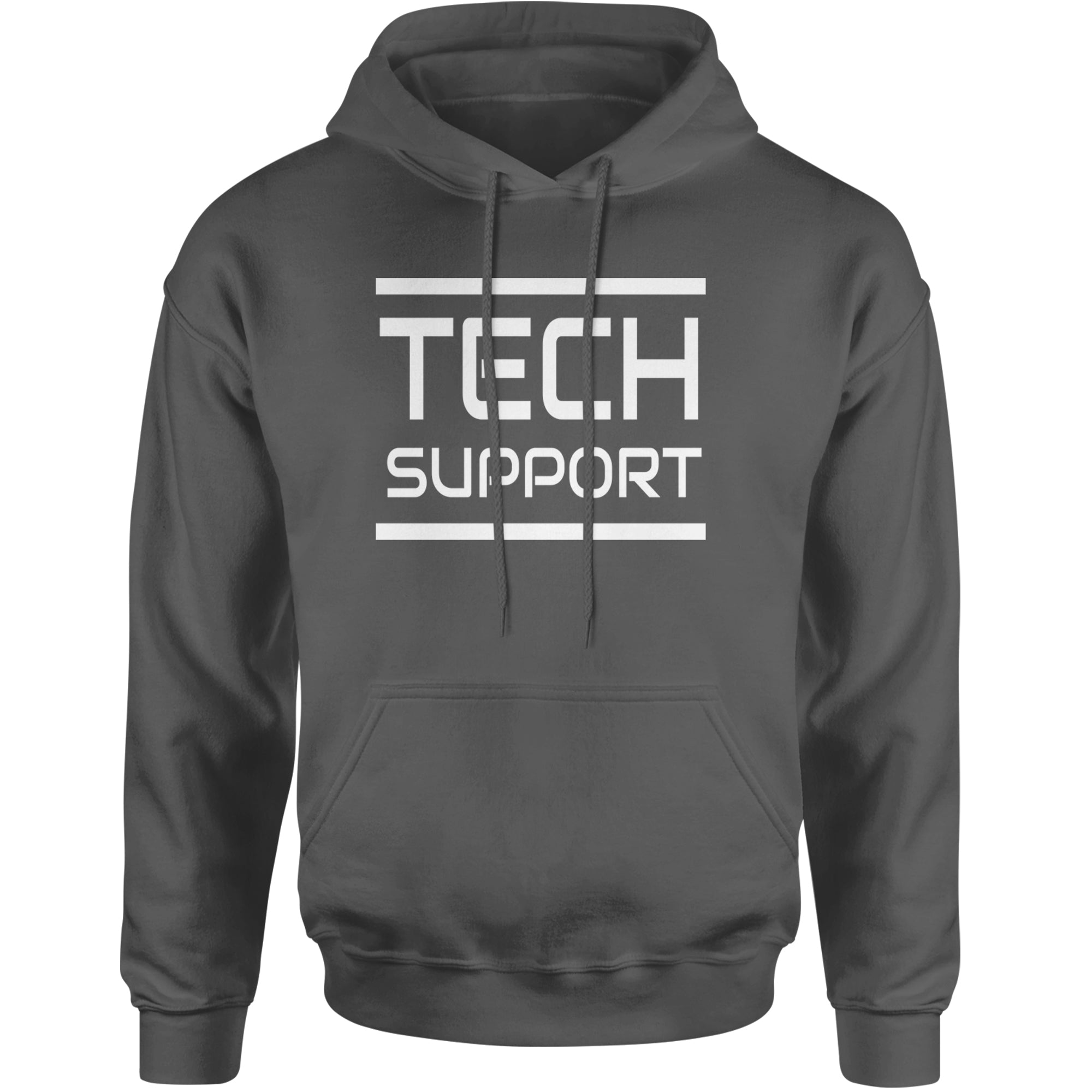 Tech Support Technologist IT Adult Hoodie Sweatshirt Black