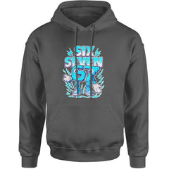 67 Brainrot Meme Slang Adult Hoodie Sweatshirt Charcoal Grey
