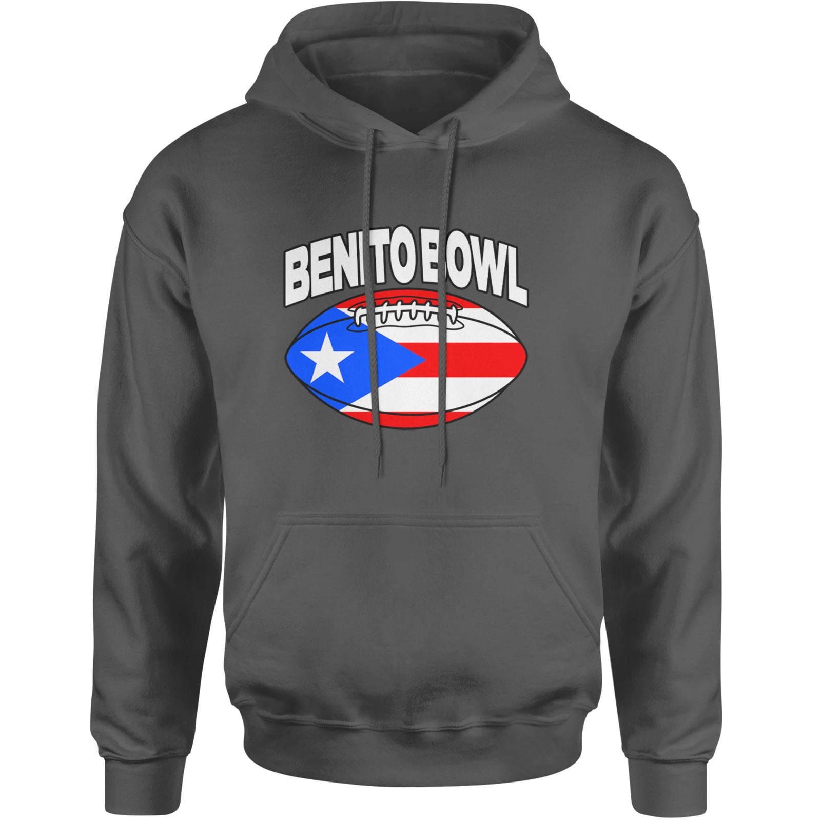Benito Bowl Puerto Rico Football Adult Hoodie Sweatshirt Black