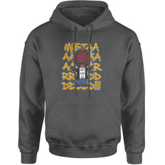 MUSTARD! Not Like Us Tv Off Adult Hoodie Sweatshirt Charcoal Grey