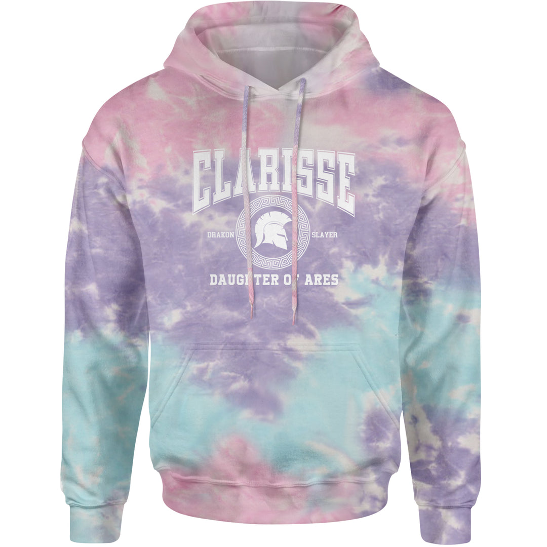 Clarisse Daughter of Ares Battle Ready Adult Hoodie Sweatshirt Cotton Candy