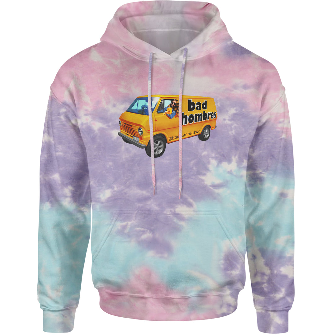 Bad Hombres Van West Chester Band Adult Hoodie Sweatshirt Cotton Candy
