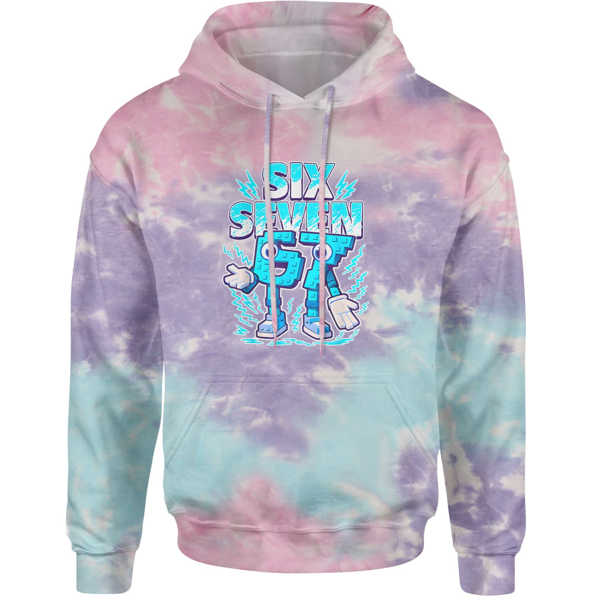 67 Brainrot Meme Slang Adult Hoodie Sweatshirt Cotton Candy