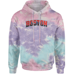 Boston City Pride Skyline Adult Hoodie Sweatshirt Cotton Candy