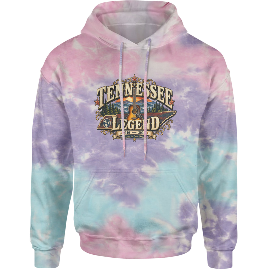 Tennessee Legend Country Music Dolly Adult Hoodie Sweatshirt Cotton Candy