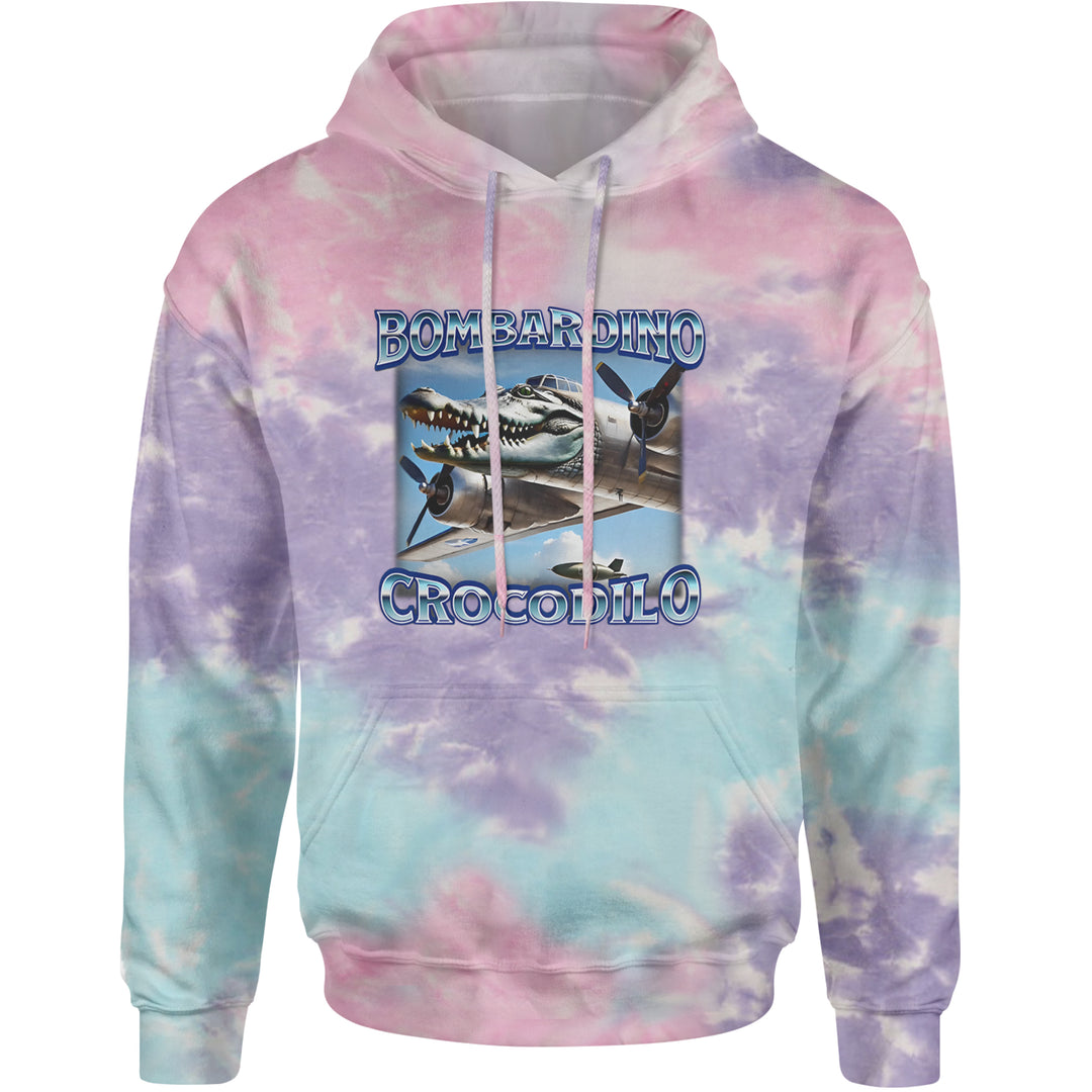 Bombardino Crocodilo Brainrot Adult Hoodie Sweatshirt Cotton Candy